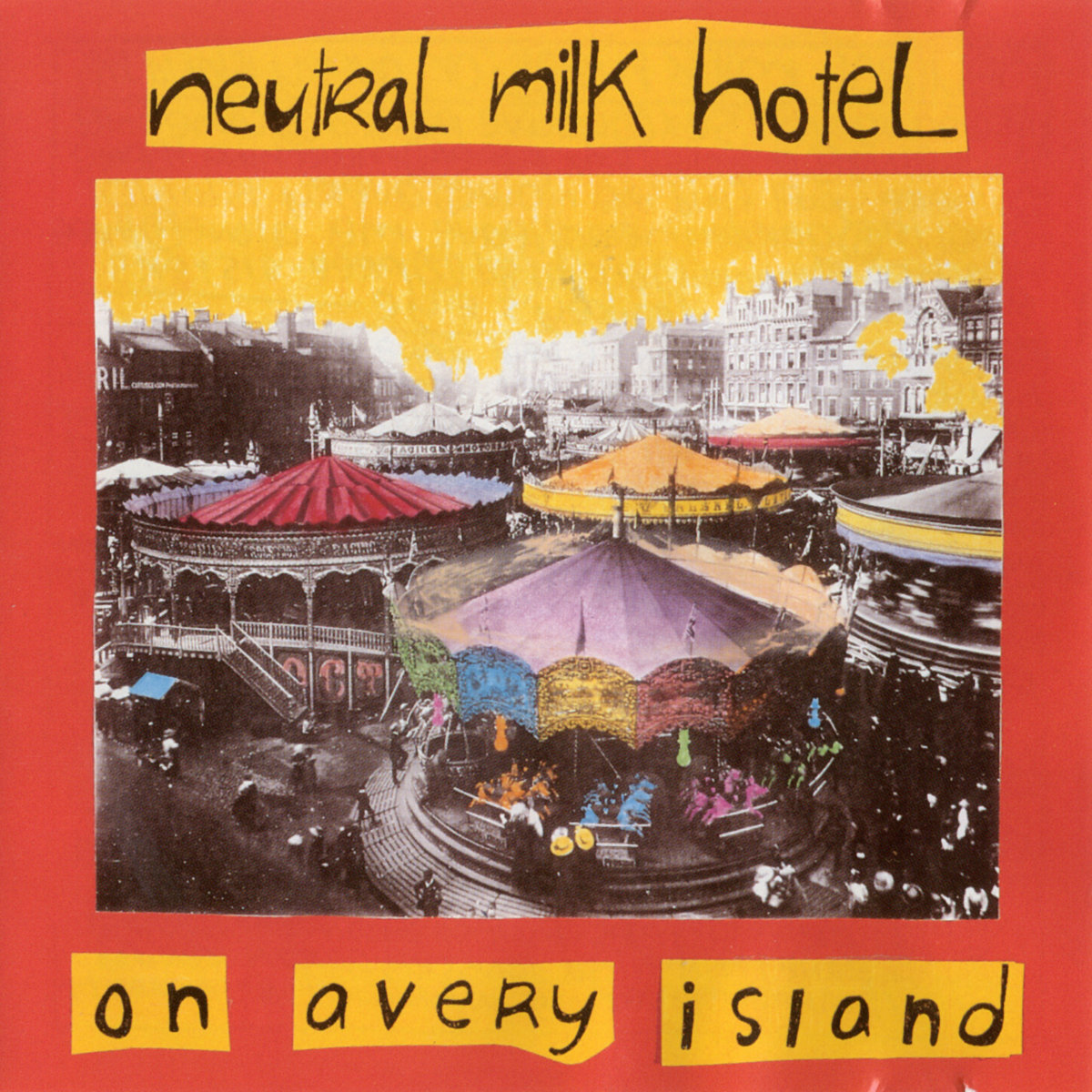 The album cover for Neutral Milk Hotel's On Avery Island