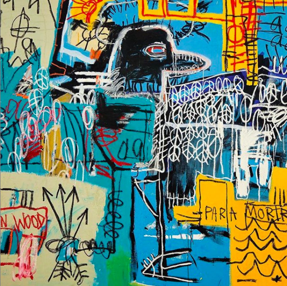 The album cover for The New Abnormal, with art by Jean-Michel Basquiat